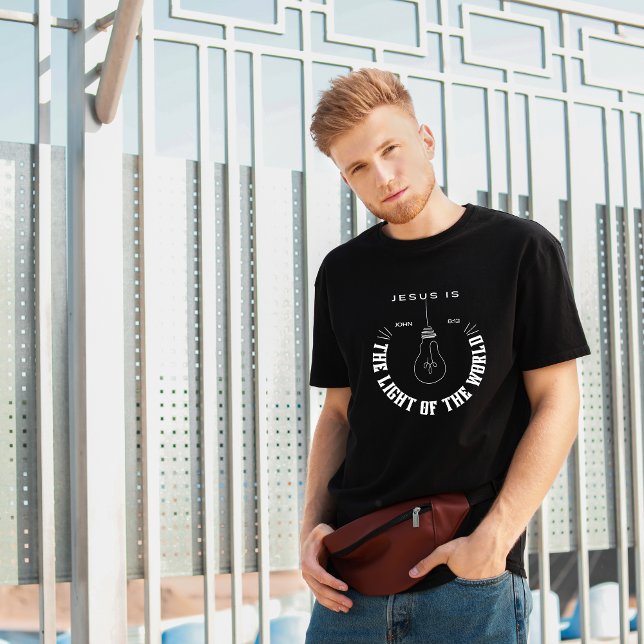 Jésus est la Lumière du Monde Chrétien T-shirt (Créateur téléchargé)
