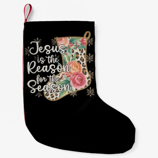 Jésus Est La Raison De La Saison Chaussette Prépa (Devant)
