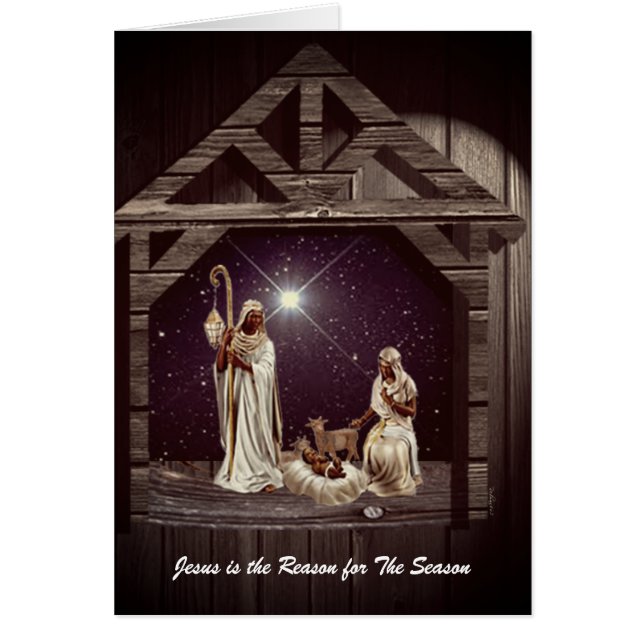 Jésus est la raison : Noël de la Nativité Ethnique (Devant)
