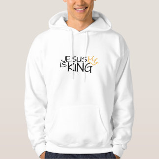 Jésus est le roi - Sweat - shirt à capuche chrétie