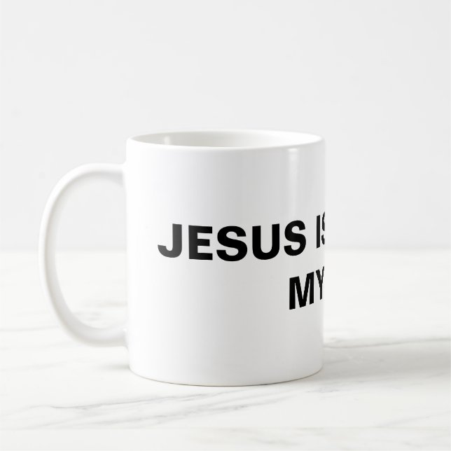 "Jésus Est Le Seigneur De Ma Vie" Mug Classique (Gauche)