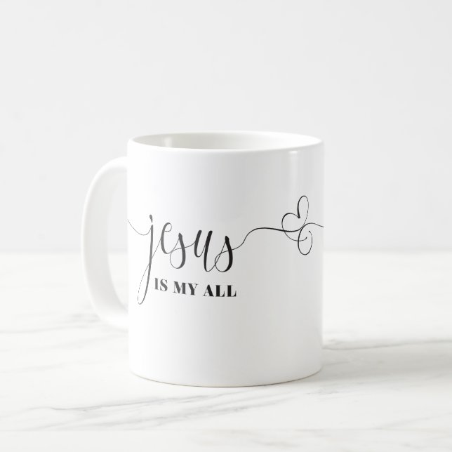Jésus Est Ma Mug Tout Classique, 11 oz (Devant gauche)