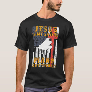 Jésus Est Mon Sauveur Piano Est Mon Sweat - shirt