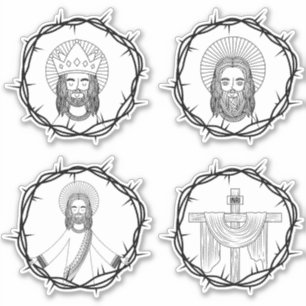 Jésus est mon sticker de set de salut