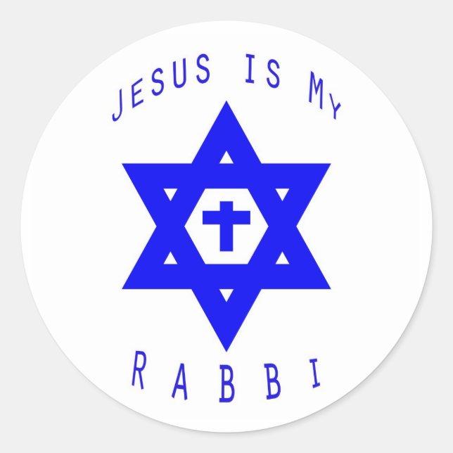 Jésus est mon Sticker Rabbi (Devant)