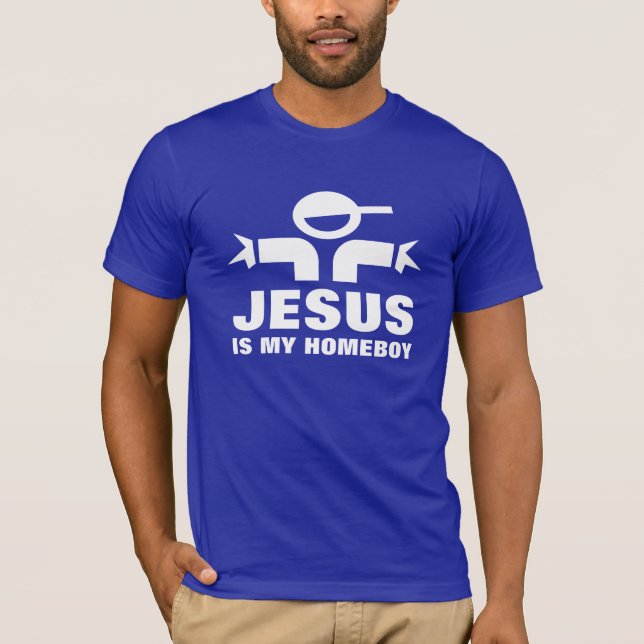 Jésus est mon T-shirt de homeboy (Devant)