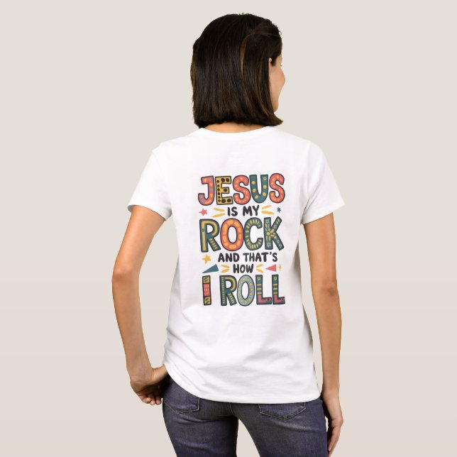 Jésus est mon T-shirt Rock (Dos entier)