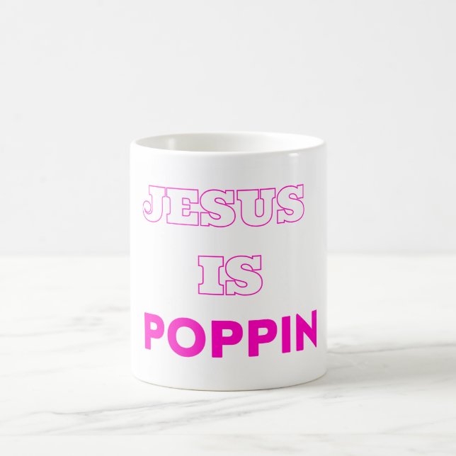 Jésus est Poppin Classic Mug Version 1 (Centre)