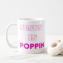 Jésus est Poppin Classic Mug version 2