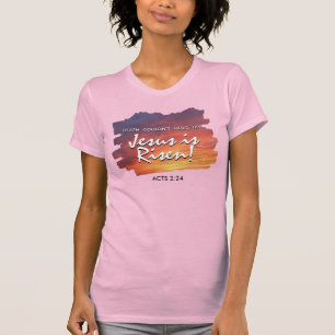 JÉSUS EST RESSUSCITÉ T-shirt chrétien de Pâques Su