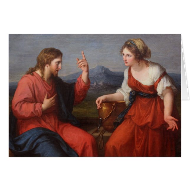 Jésus et la femme dans le puits (Devant horizontal)