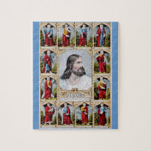 Jésus et le puzzle d'apôtres