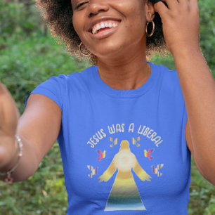 Jésus était un T-shirt libéral personnalisé