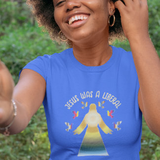 Jésus était un T-shirt libéral personnalisé