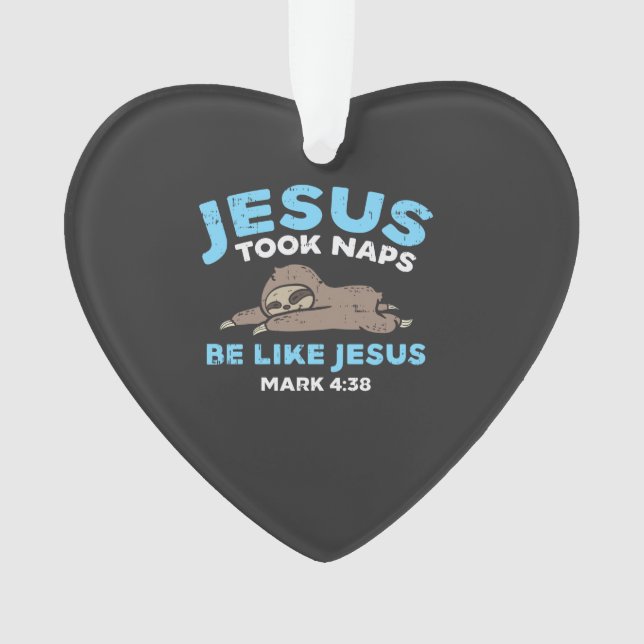 Jésus faisait des siestes paresseux drôle verset b (devant)