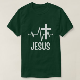 Jesus Heartbeat Christian Unisex T-Shirt