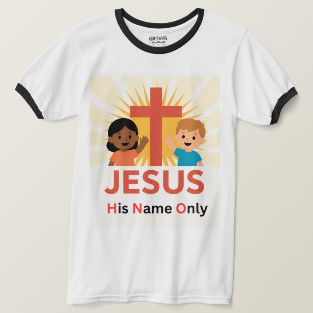Jesus - His Name Only T-shirt (Design devant)