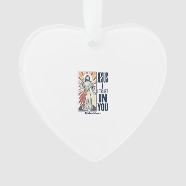Jésus, j'ai confiance en toi Conception de chemise (devant)