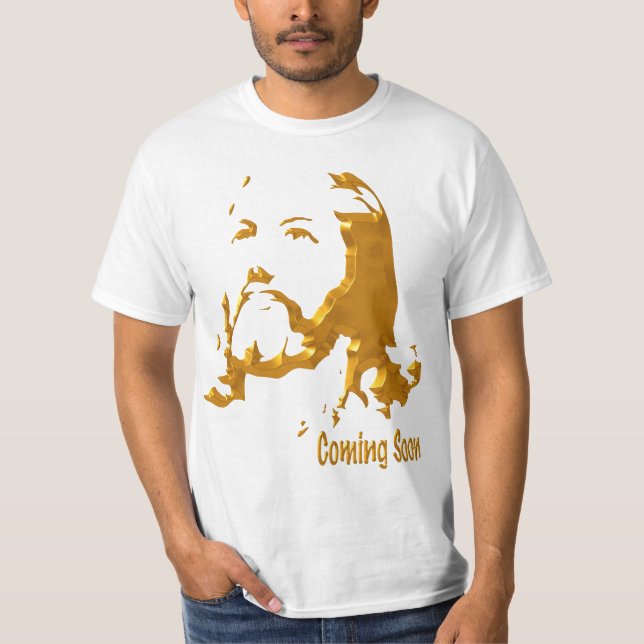 Jésus la conception de T-shirt d'or (Devant)