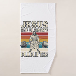 Jésus Le Levreur De Poids Ultime Design Vector Vin
