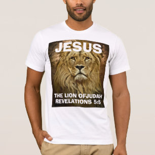 JÉSUS le LION DE JUDAH, T-shirts chrétiens