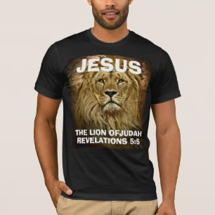 JÉSUS le LION DE JUDAH, T-shirts chrétiens