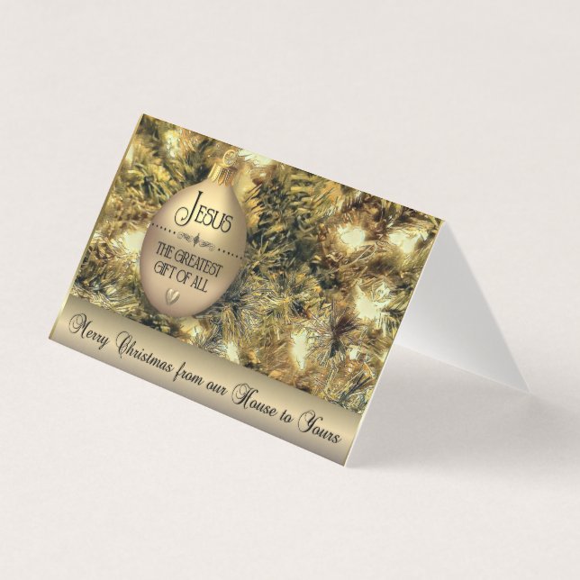 Jésus le plus grand cadeau-bonheur Joie & Bénédict (Front)