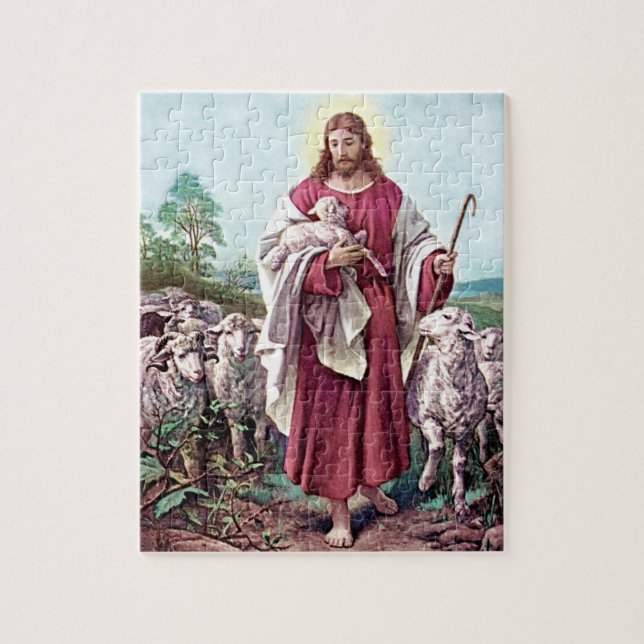 Jésus, Le Puzzle Du Bon Berger (Vertical)