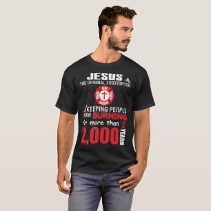 Jésus le T-shirt original de sapeur-pompier