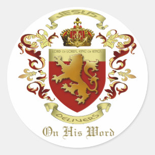 Jésus livre un autocollant