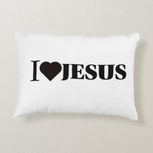 Jesus Love Embrasser Coussin
