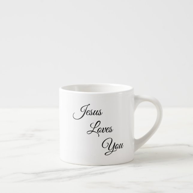 Jesus Love You Specialty Coffee Mug (Droite)