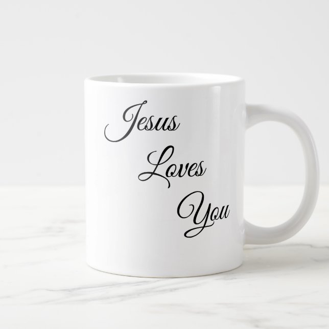 Jesus Love You Specialty Coffee Mug (Droite)