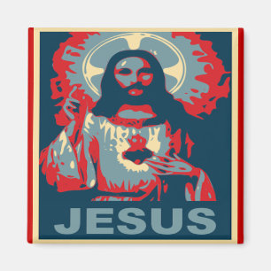 Jesus Magnet (style Obama)