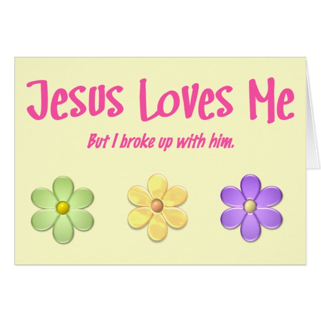 Jésus m'aime (Devant horizontal)