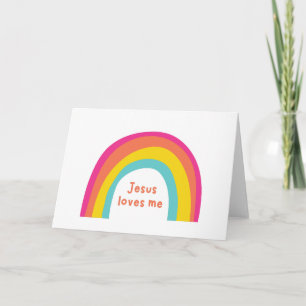 Jésus m'aime. cartes de vœux