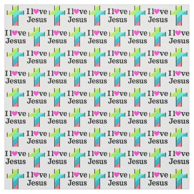 JÉSUS M'AIME ET J'AIME LE TISSU JÉSUS (Échantillon)
