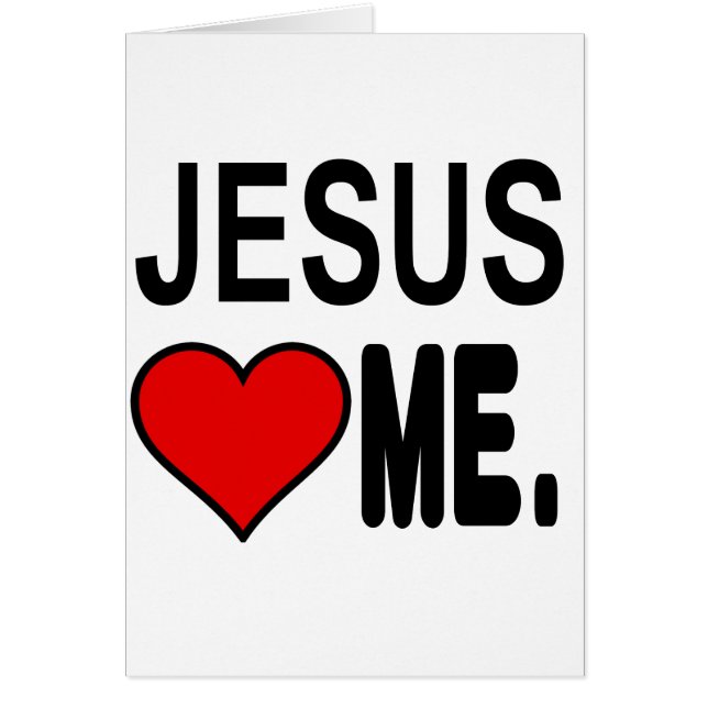 Jésus m'aime Jésus Cadeaux (Devant)