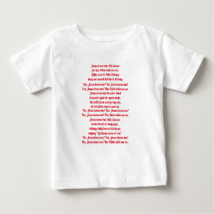 Jésus m'aime T-shirt pour bébés
