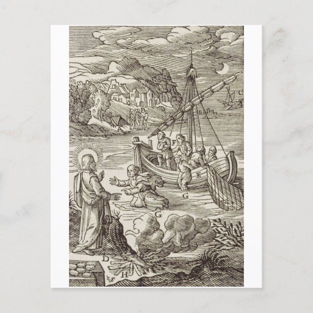 Jésus marchant sur l'eau (Devant)