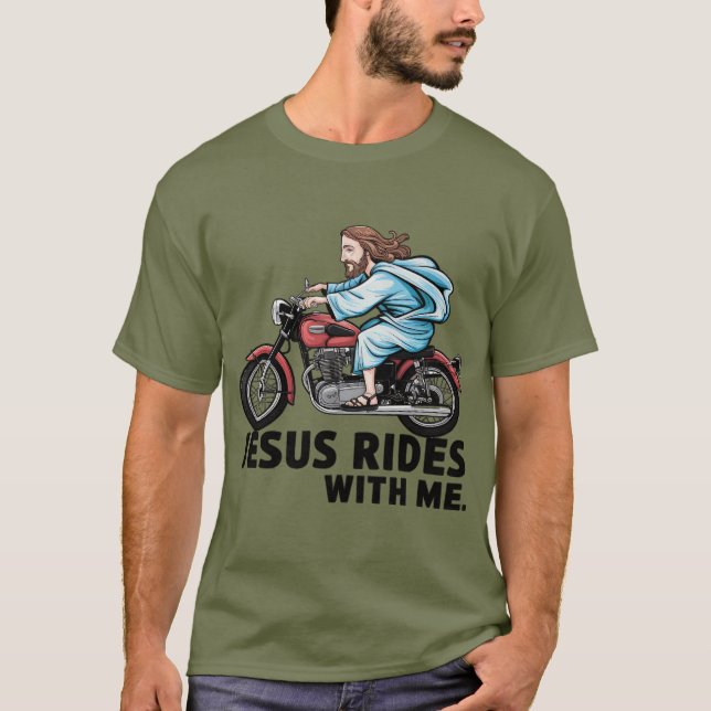 Jésus Marche Avec Mon Tshirt (Devant)