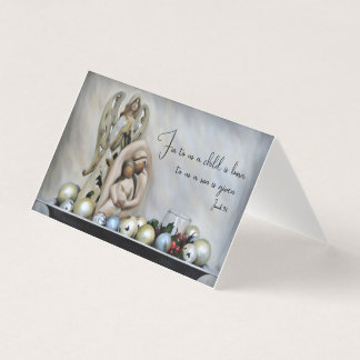 Jesus Mary and Joseph Christmas Card