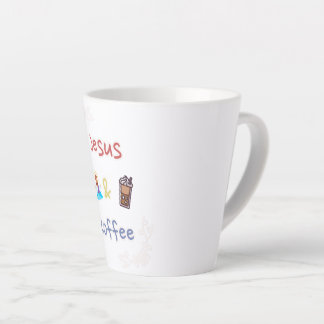 Jésus + Mug latte de café