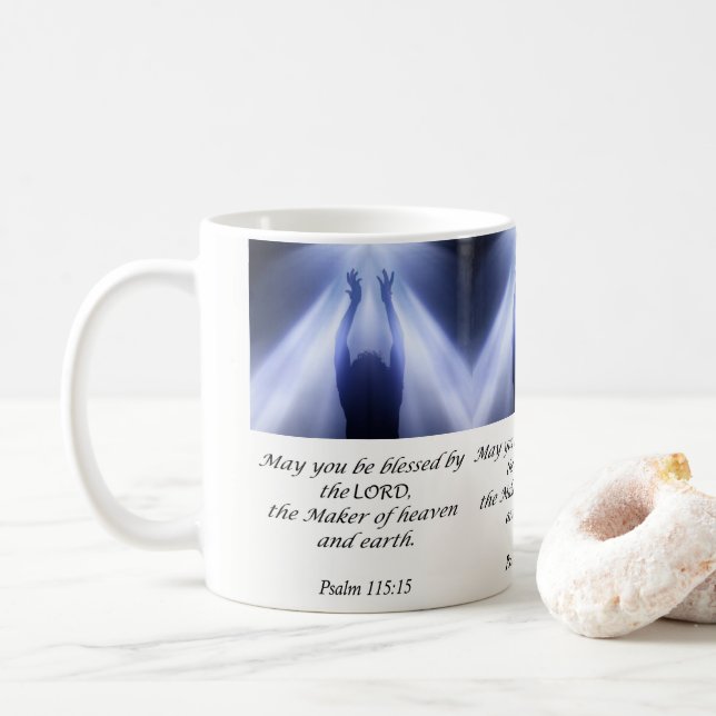 Jésus Mug Psaume 115:15 (Avec donut)