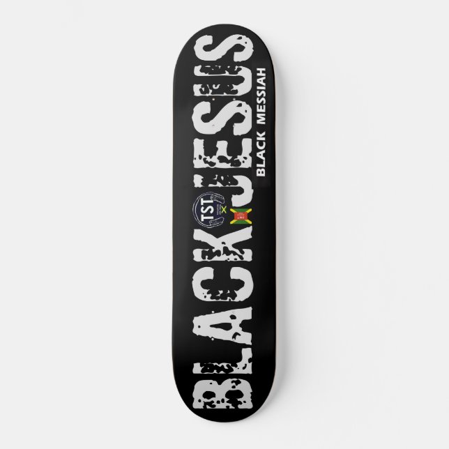 JÉSUS NOIR  MESSIE NOIR Skateboard (Recto)