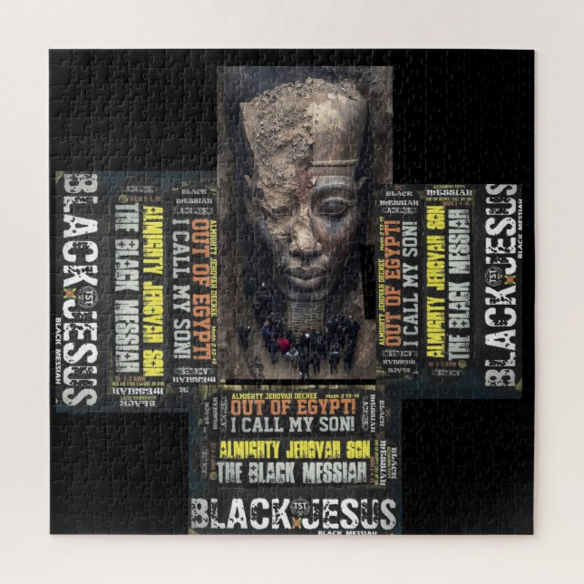 JÉSUS NOIR  Puzzle (Vertical)