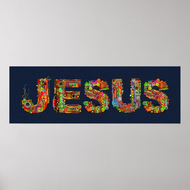 JÉSUS NOM POSTER (Devant)