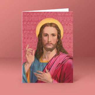 Jésus Notre Sauveur Carte Pliée