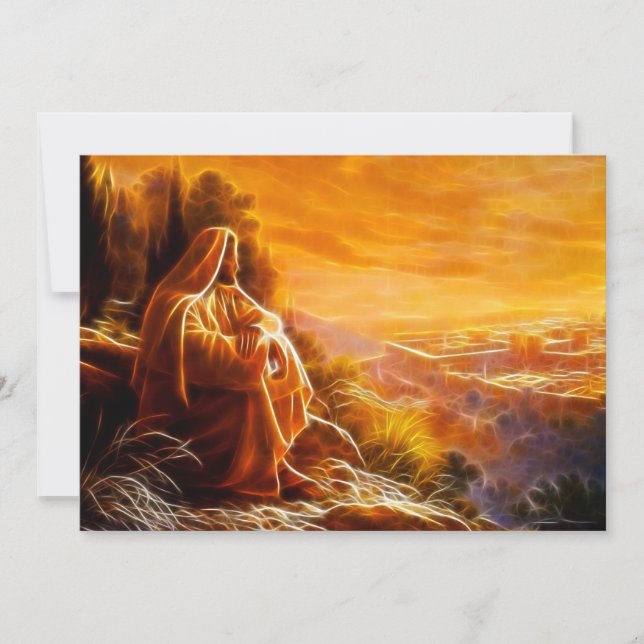 Jésus Pensant Aux Gens (Toi) (Devant)