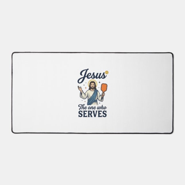 Jesus Pickleball Celui Qui Sert Chemise (Recto)
